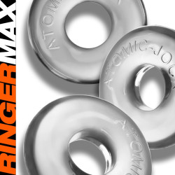 Oxballs Lot de 3 Cockrings Ringer Max 20 mm Transparents